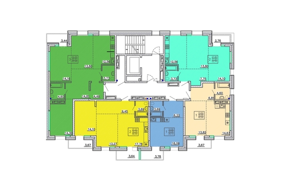 
  Продается студия, 40.96 м², ЖК Ёлки, дом 2
. Фото 1.