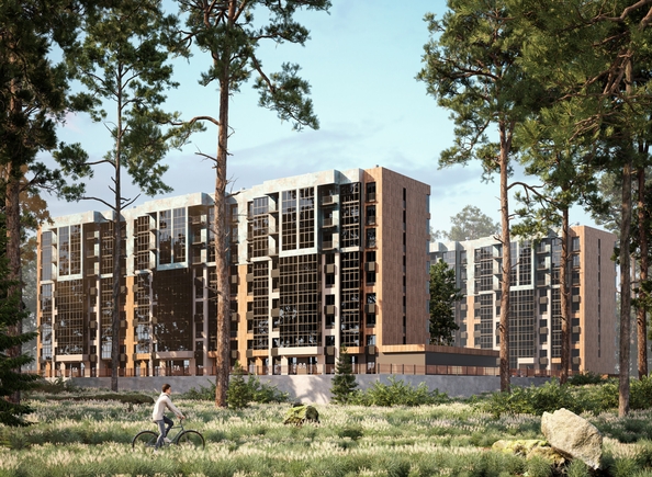 
  Продается студия, 40.96 м², ЖК Ёлки, дом 2
. Фото 4.