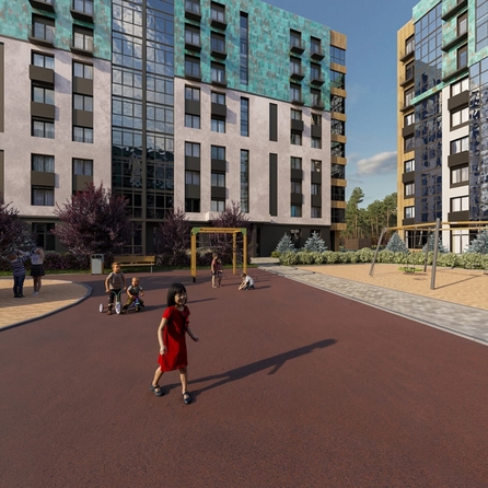 
  Продается 1-комн. квартира 43.9 м², в ЖК Ёлки, дом 2. Фото 53.