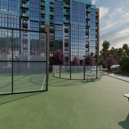 
  Продается 2-комн. квартира 51.4 м², в ЖК Ёлки, дом 1. Фото 43.