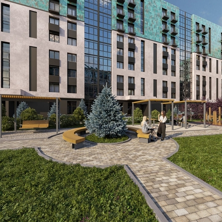 
  Продается студия 37.4 м², в ЖК Ёлки, дом 1. Фото 4.