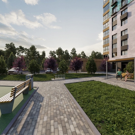 
  Продается 1-комн. квартира 45.15 м², в ЖК Ёлки, дом 3. Фото 41.
