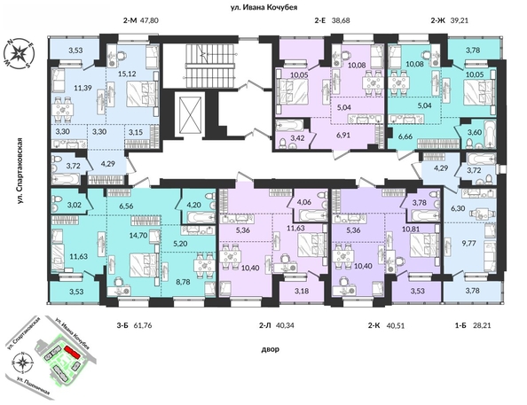 
   Продам 3-комнатную, 57.77 м², Источник, дом 2

. Фото 3.