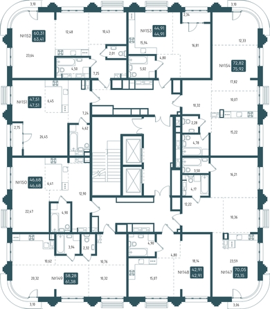 
   Продам 1-комнатную, 47.51 м², Бродский, 1-я очередь

. Фото 1.