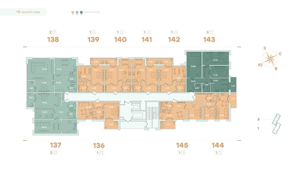 
   Продам 1-комнатную, 39.63 м², Фамилия, дом 2

. Фото 2.