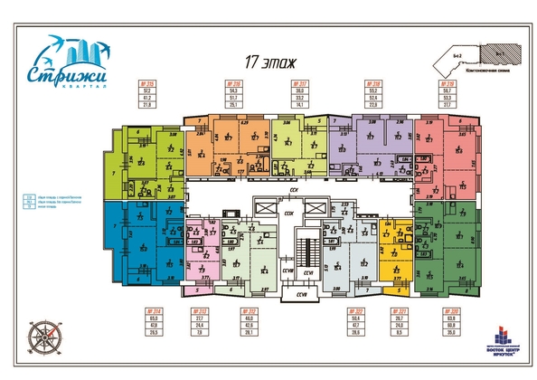 
   Продам 2-комнатную, 65 м², Центральная ул (Стрижи кв-л), 14

. Фото 29.