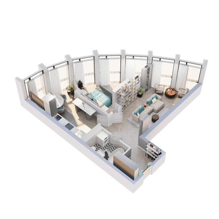 
  Продается 2-комн. квартира 63.98 м², в ЖК Звезды, дом 3. Фото 3.