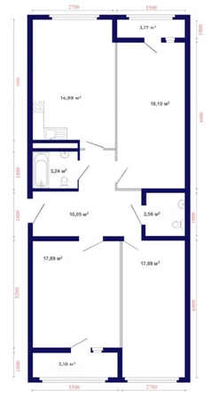 
   Продам 3-комнатную, 91.05 м², Юго-Западный, дом 17

. Фото 23.