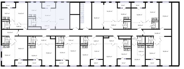 
  Продается 1-комн. квартира, 37.31 м², ЖК Юго-Западный, дом 17
. Фото 7.