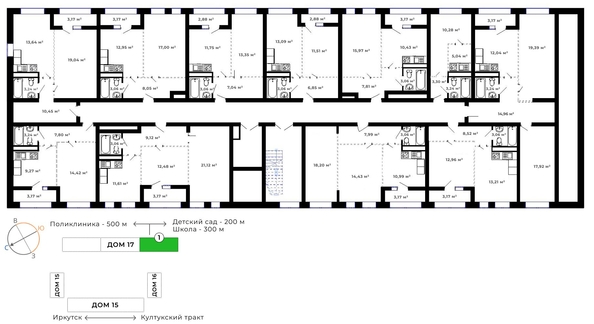 
   Продам студию, 21.86 м², Юго-Западный, дом 17

. Фото 8.