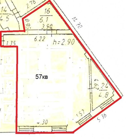 
   Сдам помещение свободного назначения, 57 м², Свердлова ул, 23А

. Фото 2.