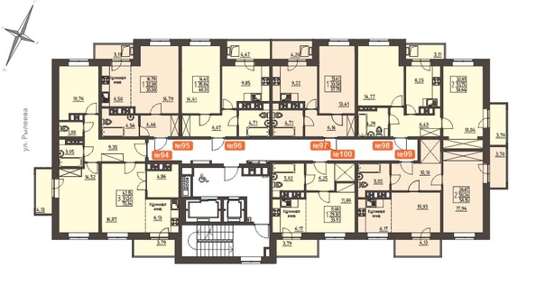 
   Продам 2-комнатную, 58.1 м², Очаг, блок-секция 7

. Фото 2.