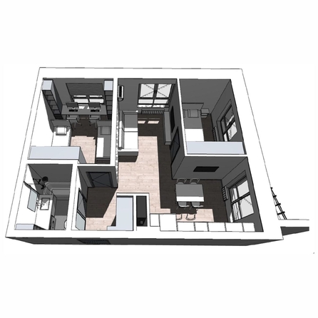
   Продам 2-комнатную, 56.2 м², Центральная ул (Стрижи кв-л), 15

. Фото 13.