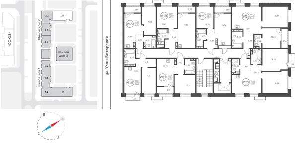 
   Продам 2-комнатную, 63.13 м², СОЮЗ PRIORITY, дом 2

. Фото 1.