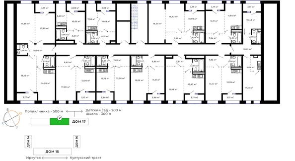 
   Продам 1-комнатную, 29.05 м², Юго-Западный, дом 17

. Фото 5.