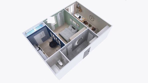 
  Продается 2-комн. квартира, 57.77 м², ЖК Юго-Западный, дом 17
. Фото 6.