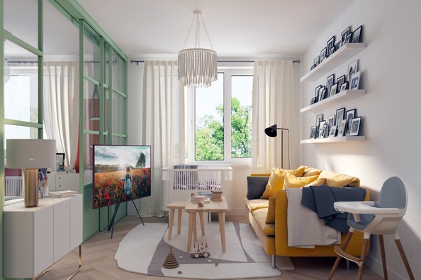 
  Продается 2-комн. квартира, 43.5 м², ЖК Квартал Стрижи, 3 очередь, дом 2
. Фото 4.