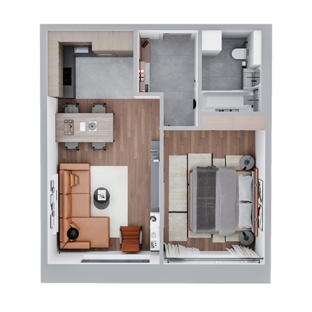 
  Продается 2-комн. квартира, 46 м², ЖК Квартал Стрижи, 3 очередь, дом 2
. Фото 1.
