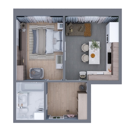 
  Продается 1-комн. квартира, 40 м², ЖК Стрижи Сити, блок-секции 8,9
. Фото 1.