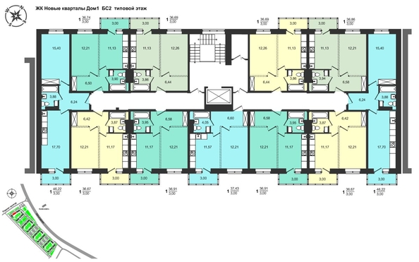 
  Продается 1-комн. квартира, 36.67 м², ЖК Новые кварталы, дом 1
. Фото 2.