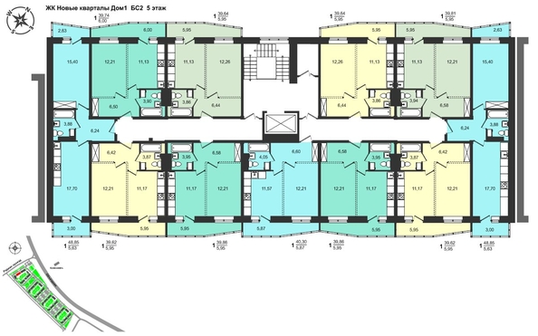 
  Продается 1-комн. квартира, 39.62 м², ЖК Новые кварталы, дом 1
. Фото 1.