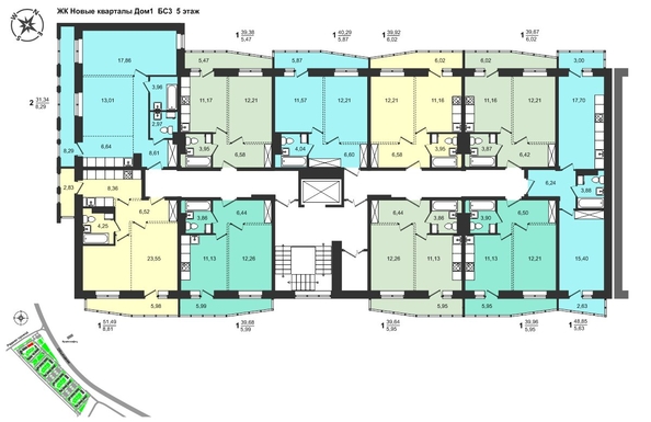 
  Продается 1-комн. квартира, 51.49 м², ЖК Новые кварталы, дом 1
. Фото 1.