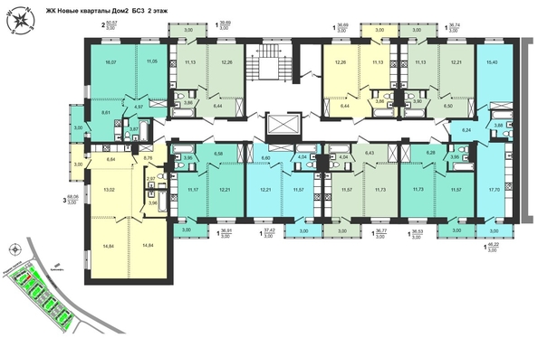 
  Продается 1-комн. квартира, 36.74 м², ЖК Новые кварталы, дом 2
. Фото 1.
