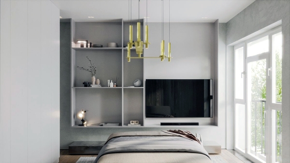 
  Продается 2-комн. квартира, 45.28 м², ЖК Стрижи Сити, блок-секции 6,7
. Фото 7.