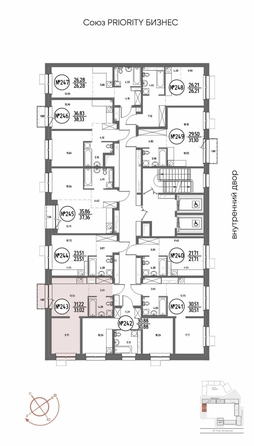 
  Продается 1-комн. квартира 33.02 м², в ЖК СОЮЗ ПРИОРИТИ МАХ, д. 4. Фото 2.