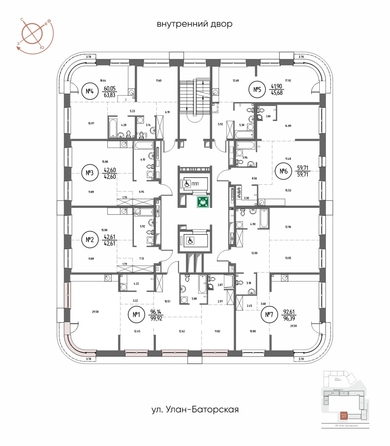 
  Продается 3-комн. квартира 96.39 м², в ЖК СОЮЗ ПРИОРИТИ МАХ, д. 3. Фото 2.