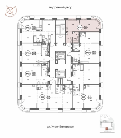 
  Продается 1-комн. квартира, 45.11 м², ЖК СОЮЗ ПРИОРИТИ МАХ, д. 3
. Фото 3.