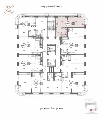
  Продается 1-комн. квартира 44.58 м², в ЖК СОЮЗ ПРИОРИТИ МАХ, д. 3. Фото 3.