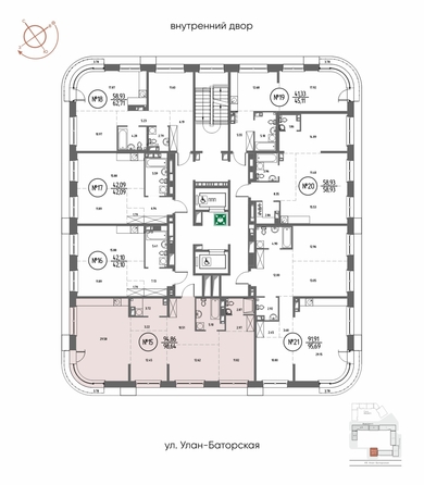 
  Продается 3-комн. квартира, 98.64 м², ЖК СОЮЗ ПРИОРИТИ МАХ, д. 3
. Фото 3.