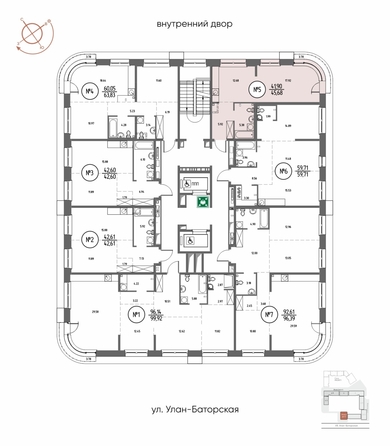 
  Продается 1-комн. квартира, 45.68 м², ЖК СОЮЗ ПРИОРИТИ МАХ, д. 3
. Фото 3.