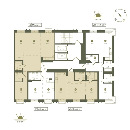 
  Продается 3-комн. квартира 94.52 м², в ЖК Верба. Фото 2.