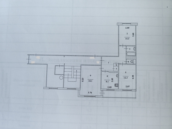 
  Продается 3-комн. квартира, 64 м², 18 мкр, д. 4
. Фото 16.