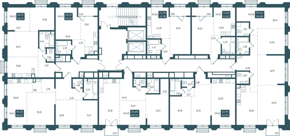 
  Продается 3-комн. квартира 84.51 м², в ЖК Бродский, 1-я очередь. Фото 1.