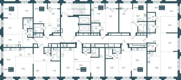 
  Продается 3-комн. квартира 66.31 м², в ЖК Бродский, 1-я очередь. Фото 1.