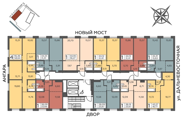 
  Продается 1-комн. квартира 44.33 м², в ЖК Салют. Фото 3.