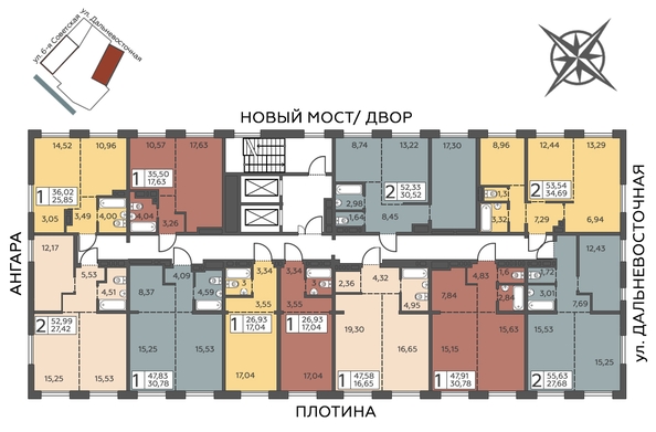 
  Продается 1-комн. квартира 47.83 м², в ЖК Салют. Фото 3.