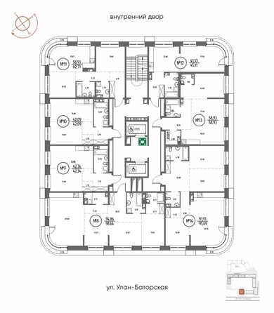 
  Продается 2-комн. квартира 62.71 м², в ЖК СОЮЗ ПРИОРИТИ МАХ, д. 3. Фото 1.