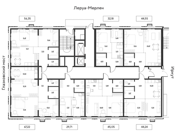 
  Продается 3-комн. квартира 56.35 м², в ЖК Затон, блок-секция 3. Фото 14.