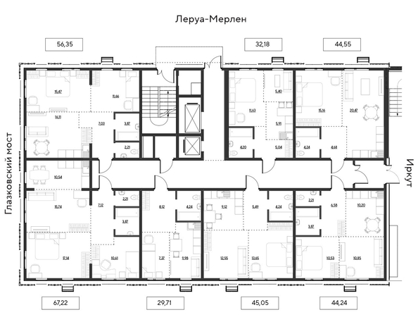 
  Продается 3-комн. квартира 67.22 м², в ЖК Затон, блок-секция 3. Фото 14.