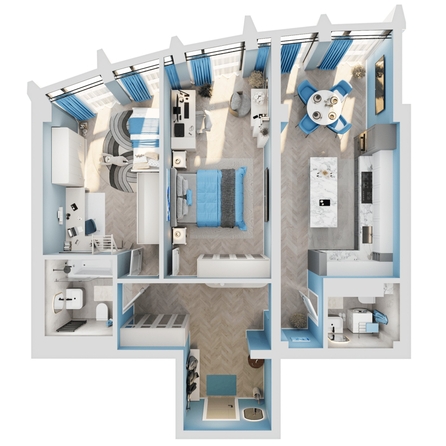 
  Продается 2-комн. квартира 80.85 м², в ЖК Звезды, дом 2. Фото 3.