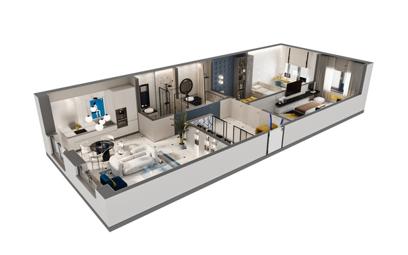 
  Продается 3-комн. квартира 101.46 м², в ЖК ВЕКТОР премиум-квартал, дом 2. Фото 3.