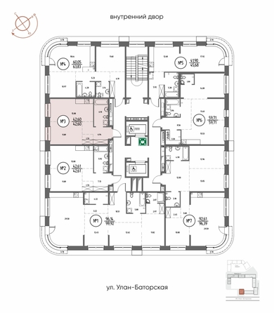 
  Продается 1-комн. квартира 42.6 м², в ЖК СОЮЗ ПРИОРИТИ МАХ, д. 3. Фото 12.