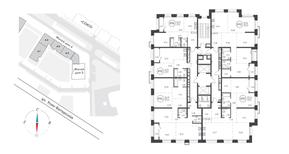 
  Продается 1-комн. квартира 41.41 м², в ЖК СОЮЗ Приорити, дом 5. Фото 1.