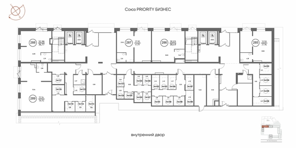 
  Продается торговая площадь 41.19 м², в ЖК СОЮЗ ПРИОРИТИ МАХ, д. 4. Фото 1.