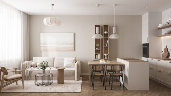 
  Продается 3-комн. квартира 60.3 м², в ЖК Квартал Стрижи, 3 очередь, дом 1. Фото 4.
