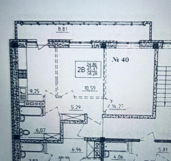 
  Продается 3-комн. квартира 54.3 м², в ЖК Современник, 2 очередь, б/с 14-26. Фото 29.